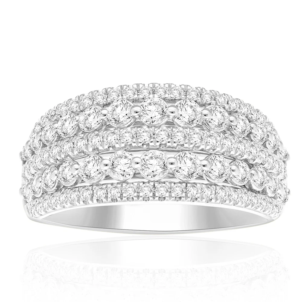 Luminesce Lab Grown 1 Carat Diamond Ring in Sterling Silver