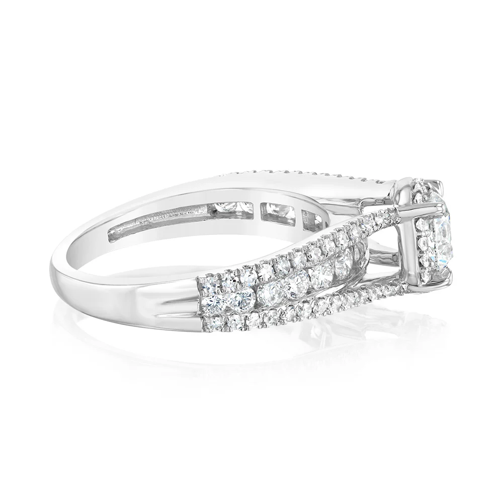 Luminesce Lab Grown 10ct White Gold 1.50 Carat Diamond Ring - Image 2