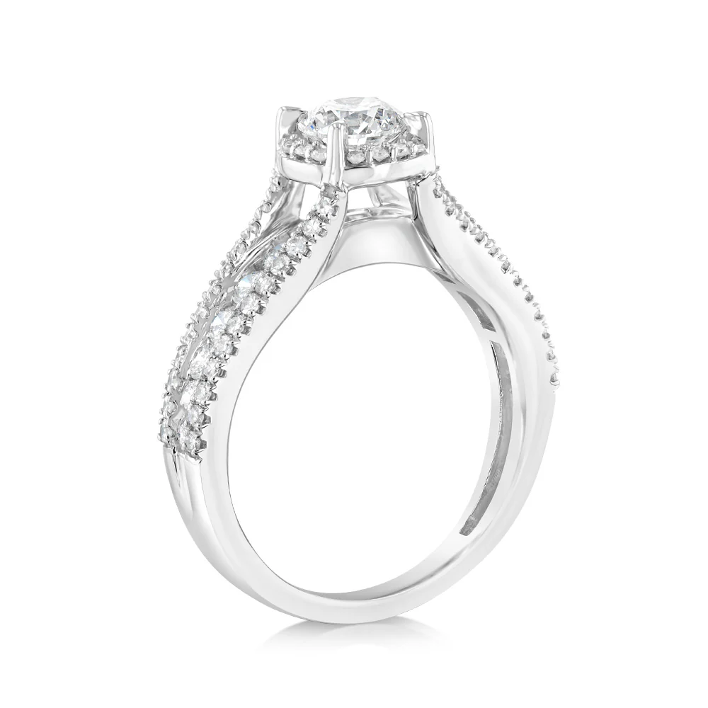 Luminesce Lab Grown 10ct White Gold 1.50 Carat Diamond Ring - Image 3
