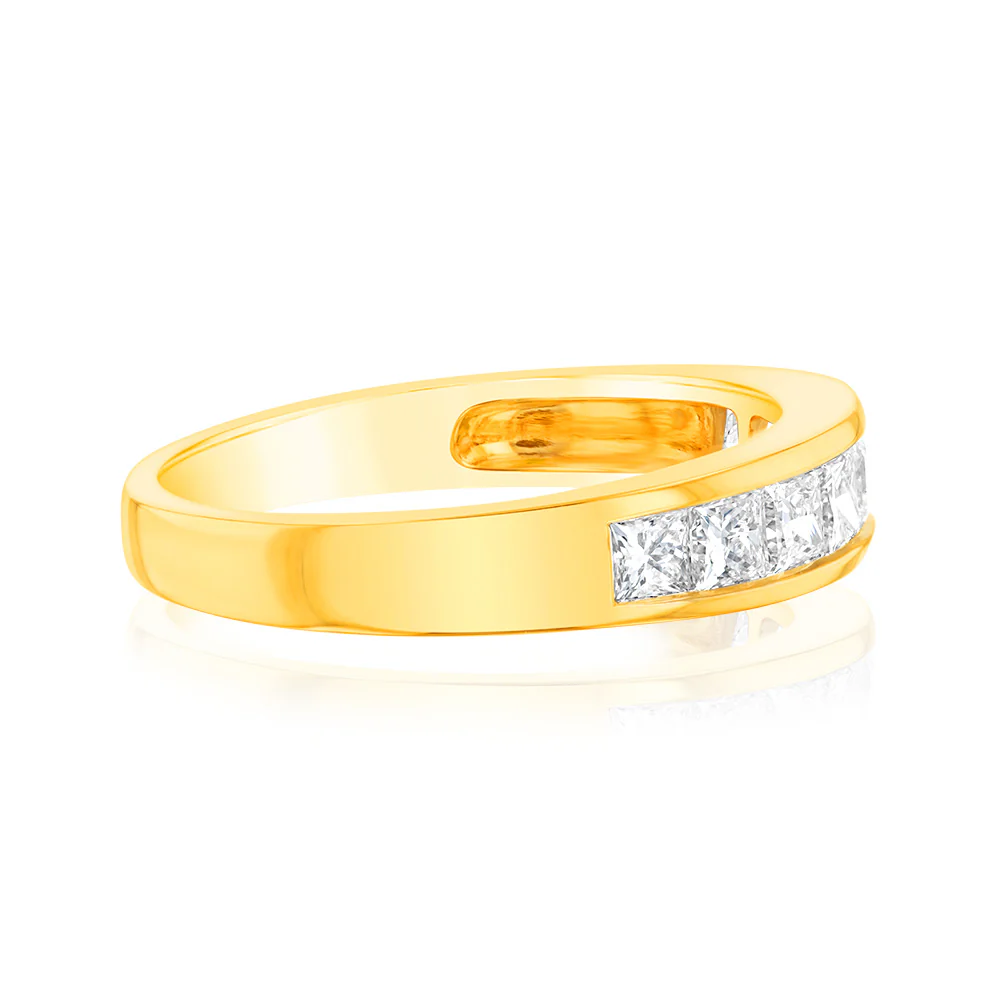 Luminesce Lab Grown 18ct Yellow Gold 0.70 Carat Diamond Wedder Ring - Image 2