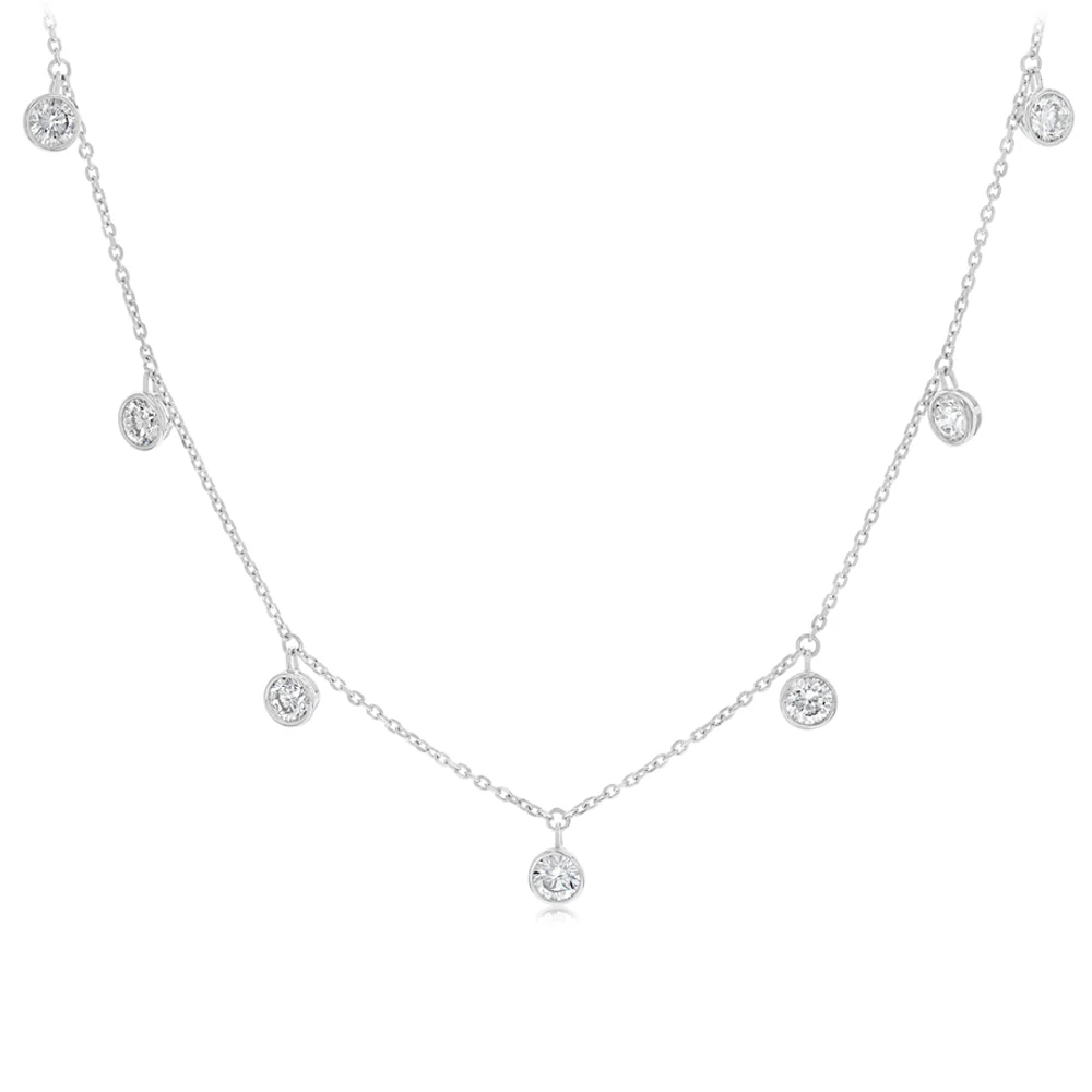 Luminesce Lab Grown 2.50 Carat Diamond Pendant 45cm Necklace in Sterling Silver
