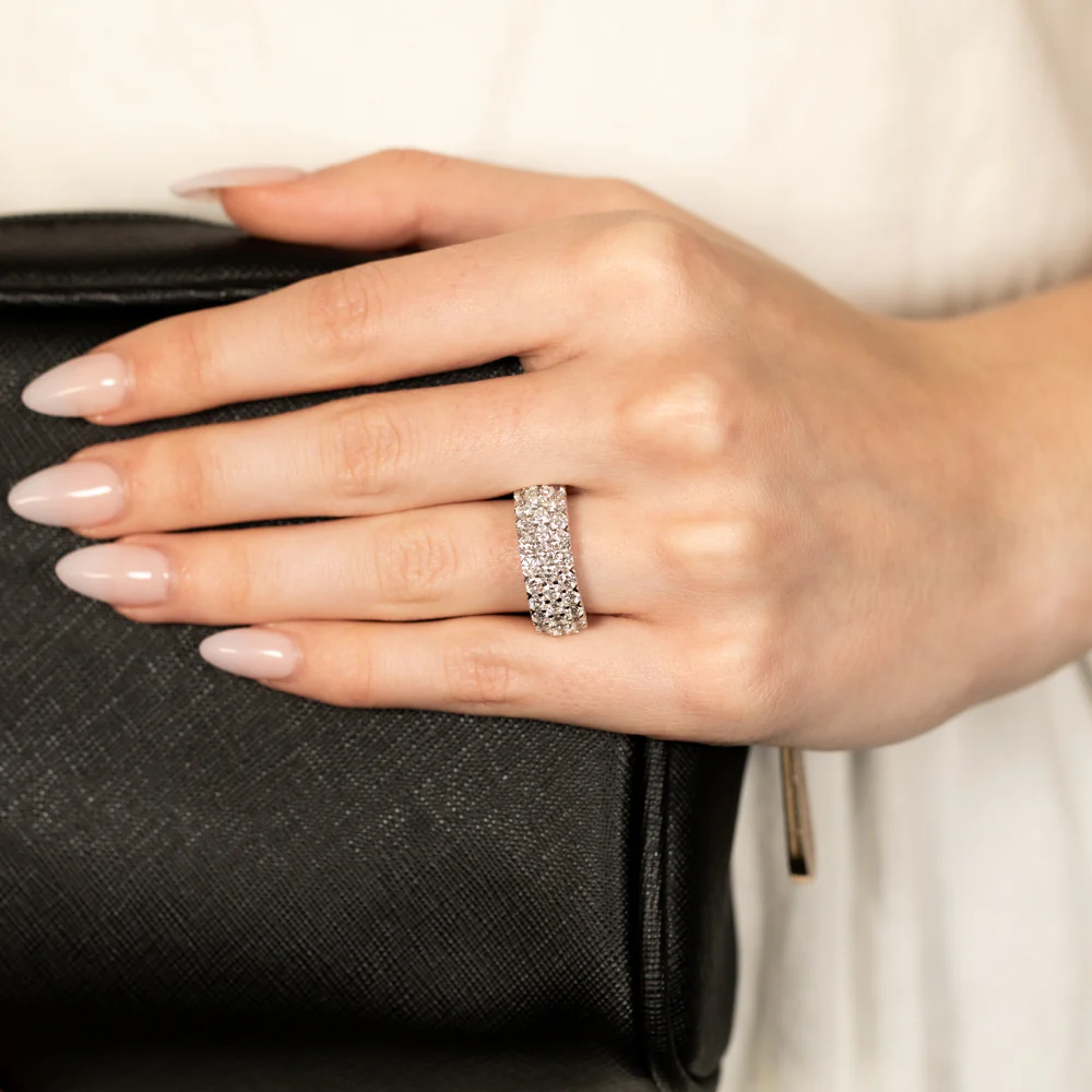 Luminesce Lab Grown 2 Carat Diamond Ring in Sterling Silver - Image 4