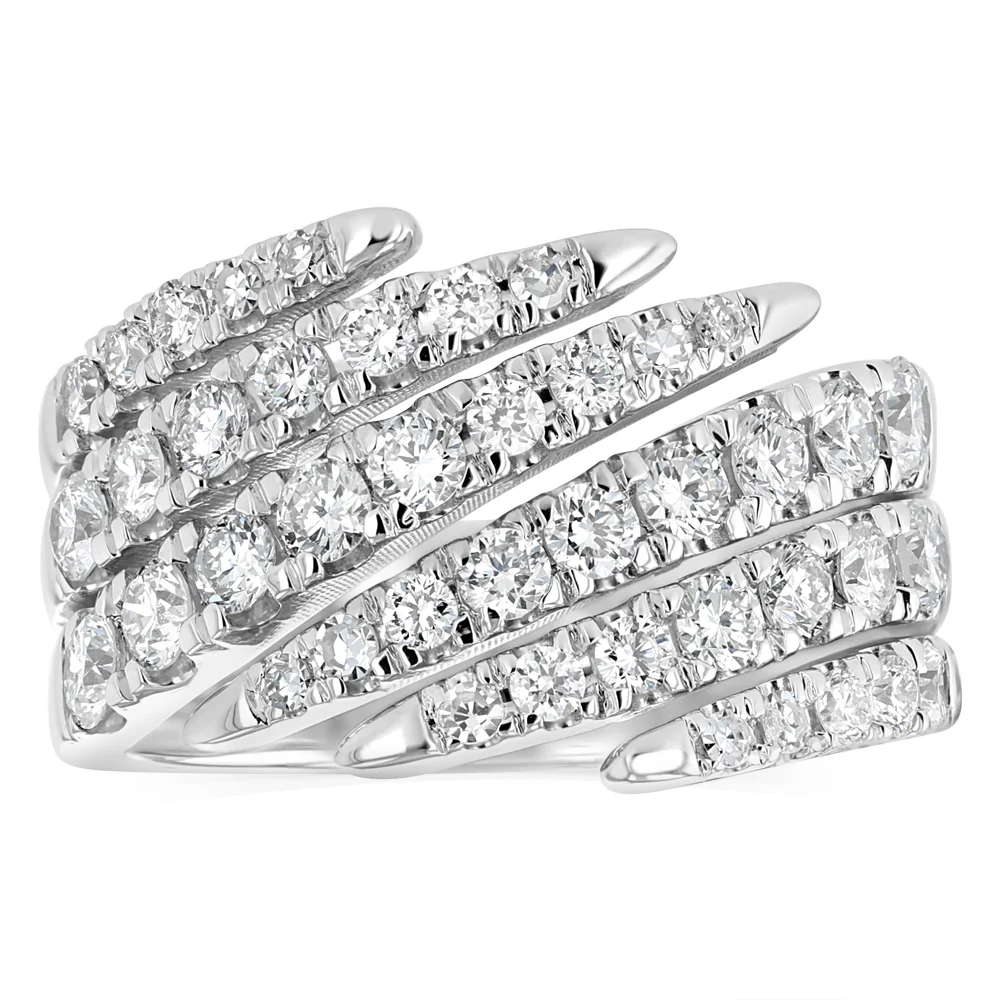 Luminesce Lab Grown 2 Carat Diamond Ring in Sterling Silver