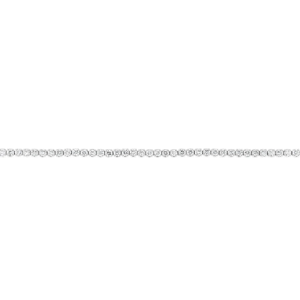 Luminesce Lab Grown 2 Carat Diamond Tennis Bracelet in Platinum - Image 3