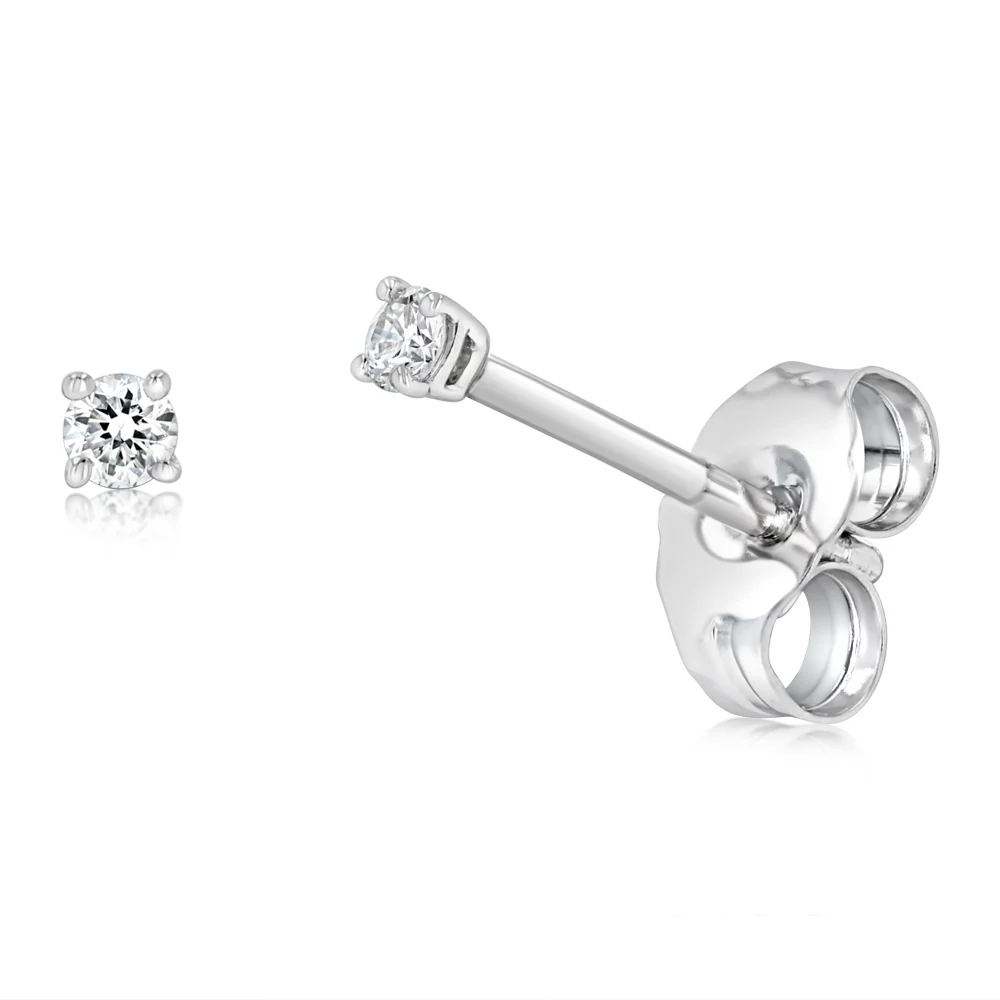 Luminesce Lab Grown 5 Points Diamond Stud Earrings in Platinum