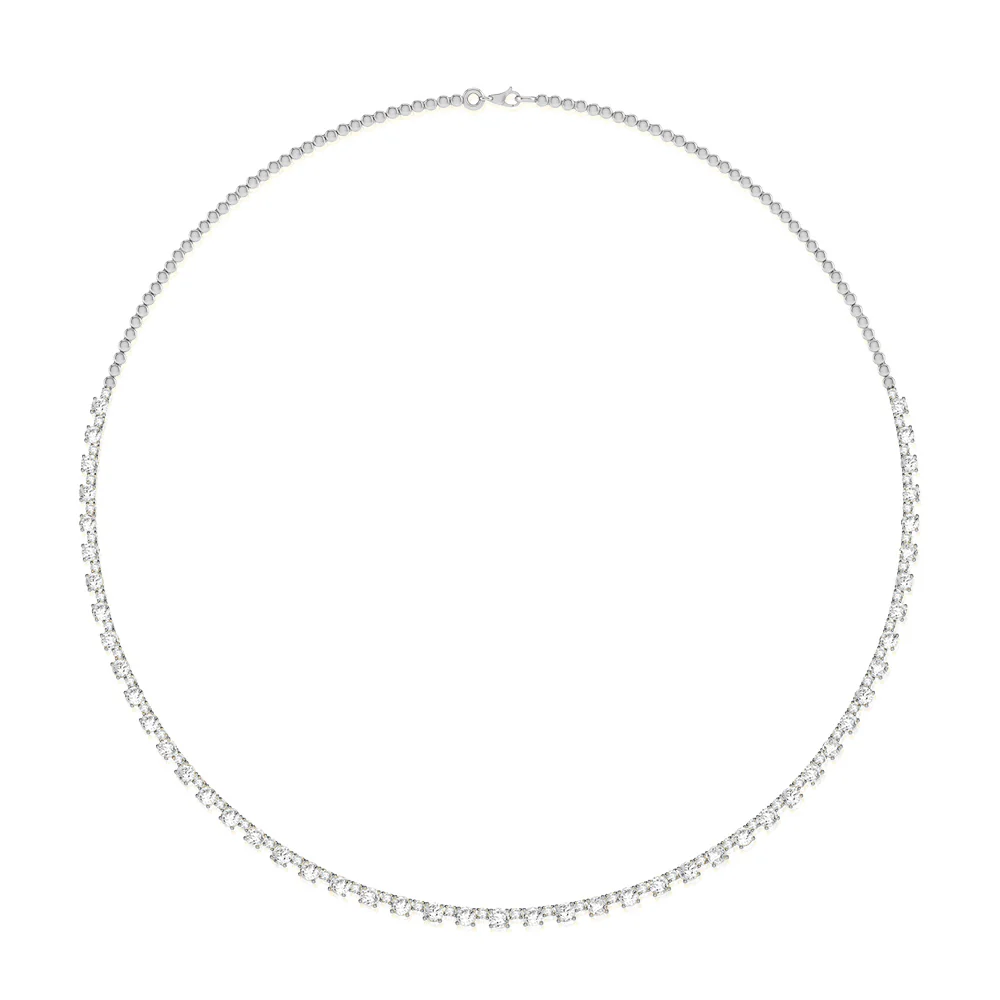 Luminesce Lab Grown 6 Carat Diamond Necklace in 10ct White Gold