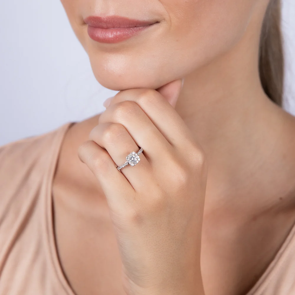 Luminesce Lab Grown 9ct White Gold 0.60 Carat Diamond Ring - Image 4