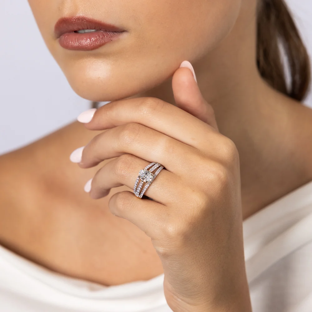 Luminesce Lab Grown 9ct Yellow Gold 1.5 Carat Diamond Solitaire Fancy Ring - Image 4