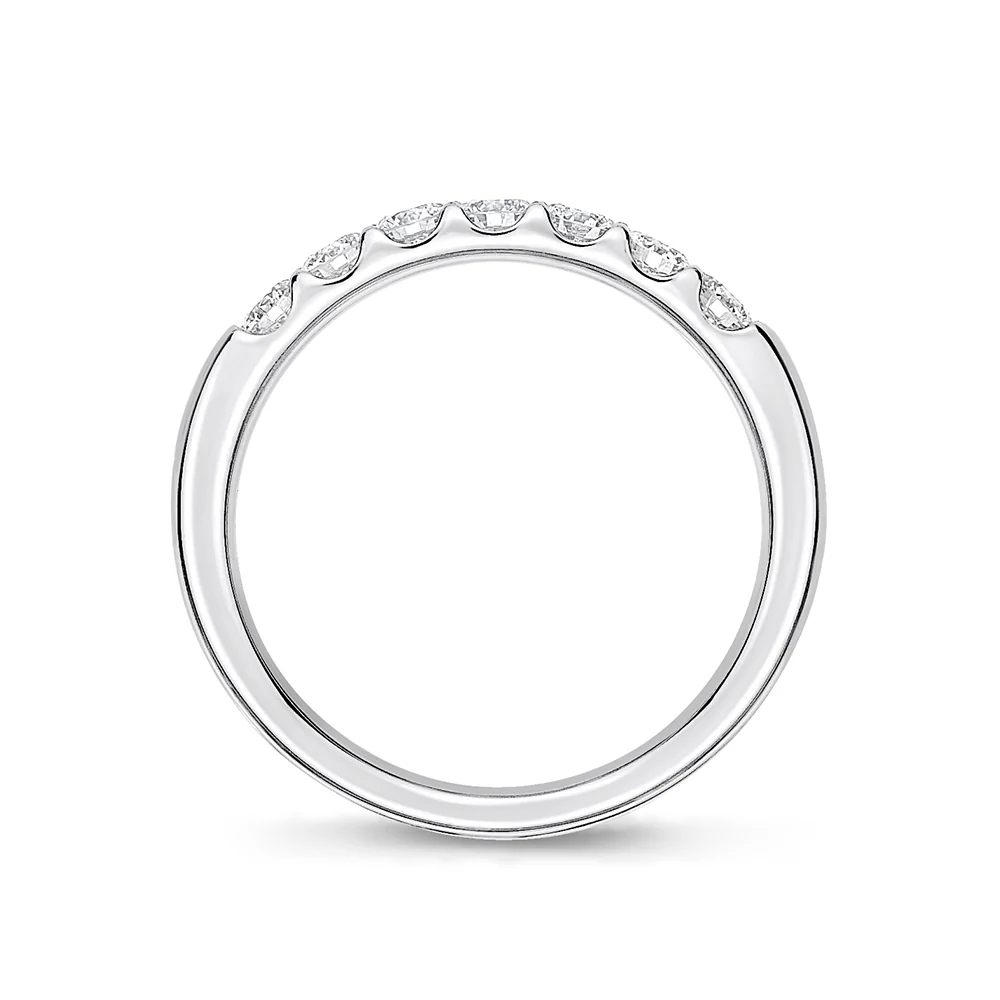 Memoire 18ct White Gold 1/2 Carat Diamond Odessa Eternity Ring - Image 3
