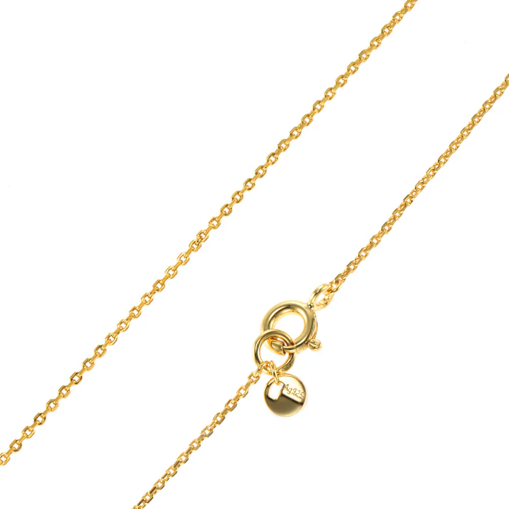 Michael Kors 14ct Yellow Gold Plated Sterling Silver Premium Interlocking Circle Pendant with Chain - Image 4