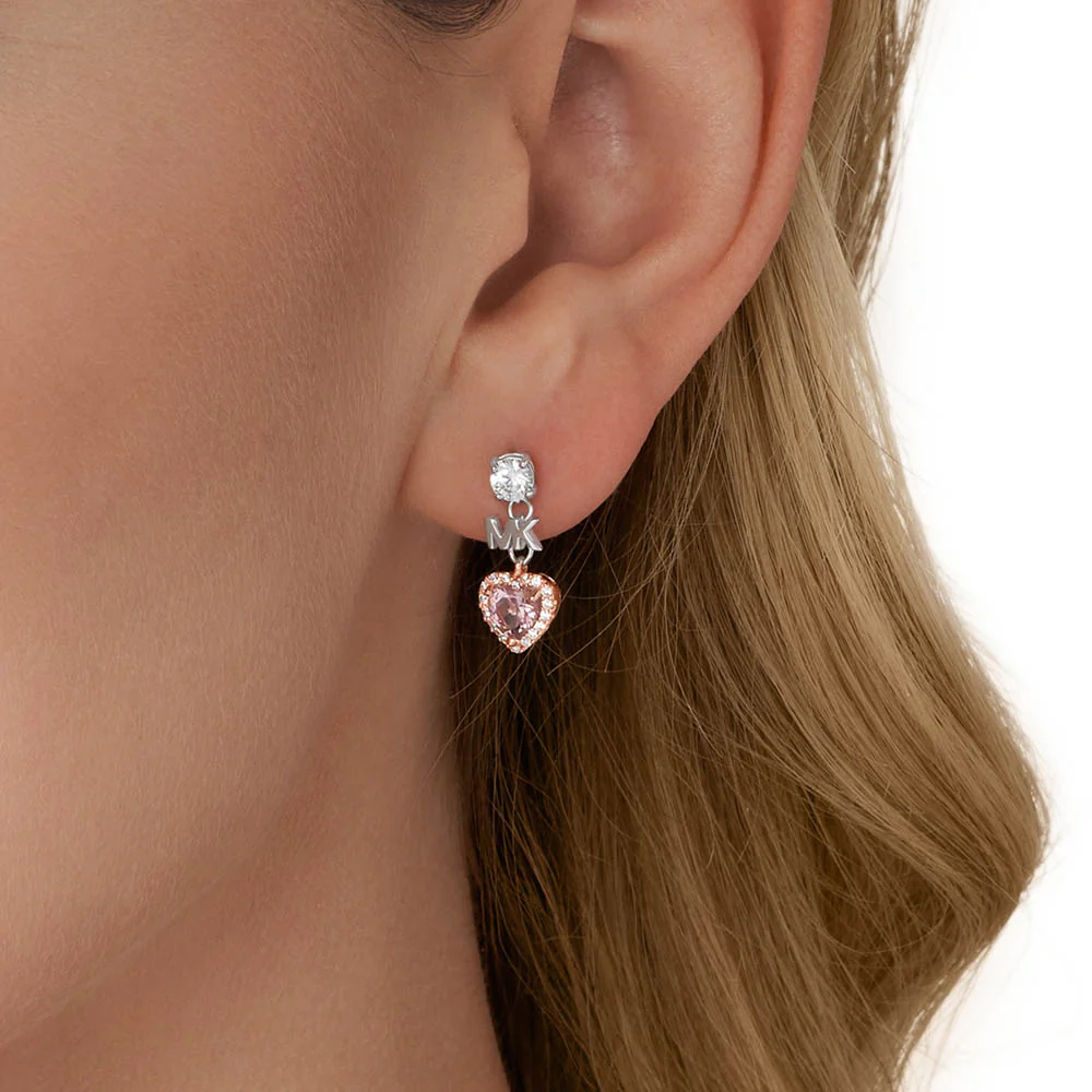 Michael Kors Double Tone Gold Plated Sterling Silver Premium Stud Earring - Image 5