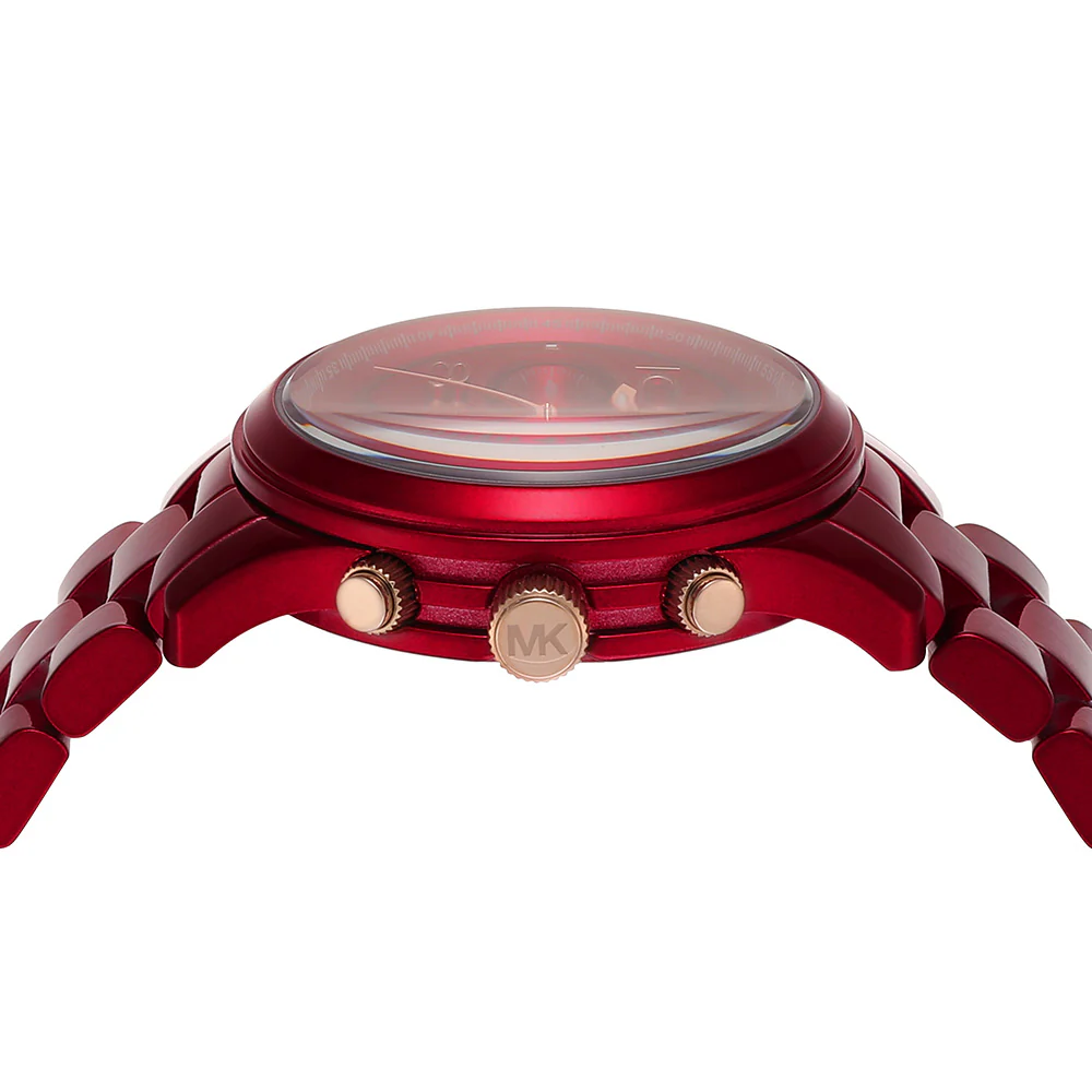 Michael Kors MK7436 Runway Red Tone Womens Watch - Image 4