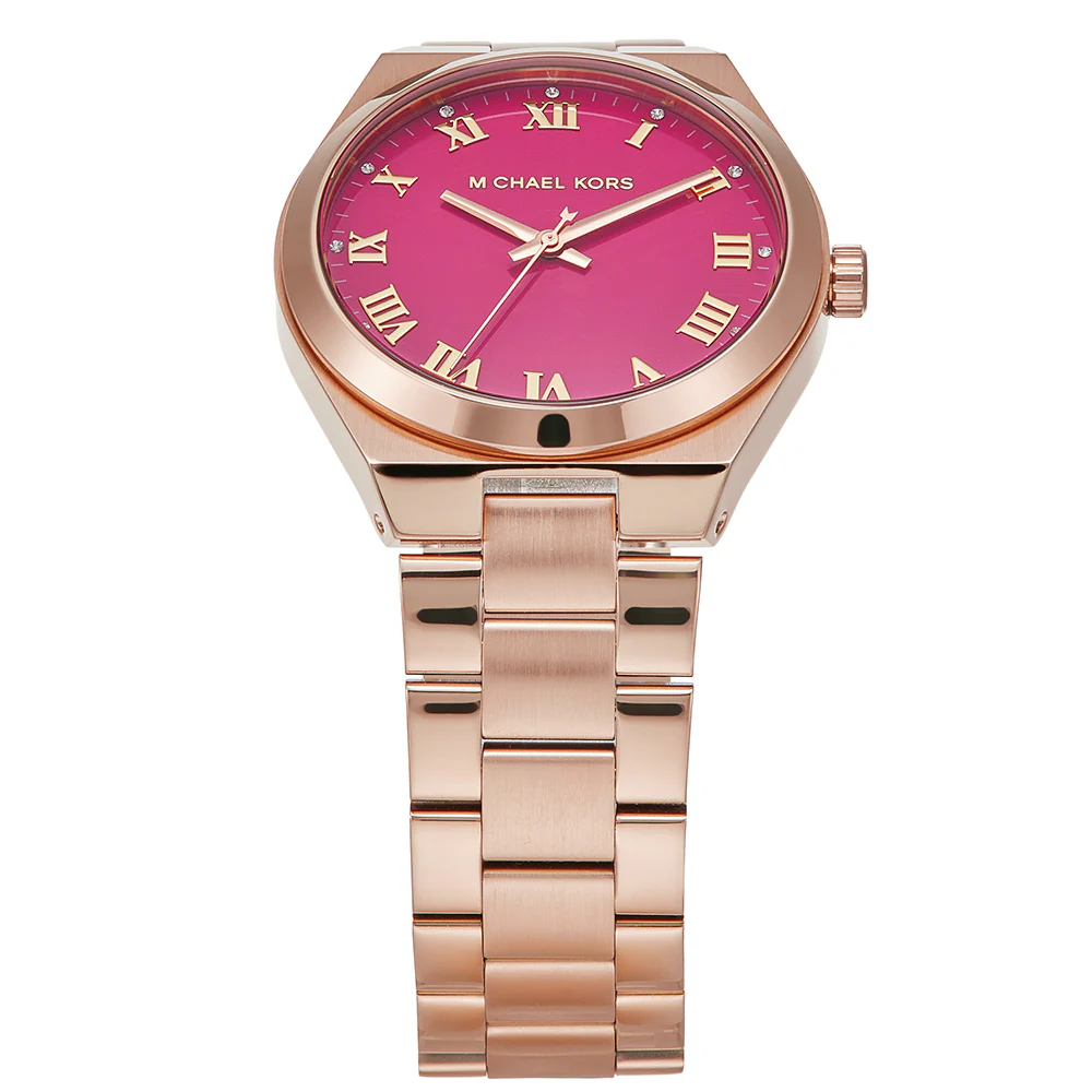 Michael Kors MK7462 Lennox Rose Gold Ladies Watch - Image 2