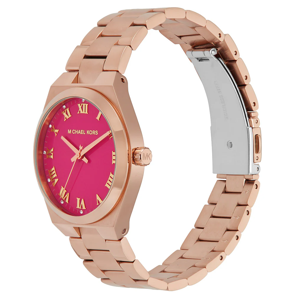 Michael Kors MK7462 Lennox Rose Gold Ladies Watch - Image 3