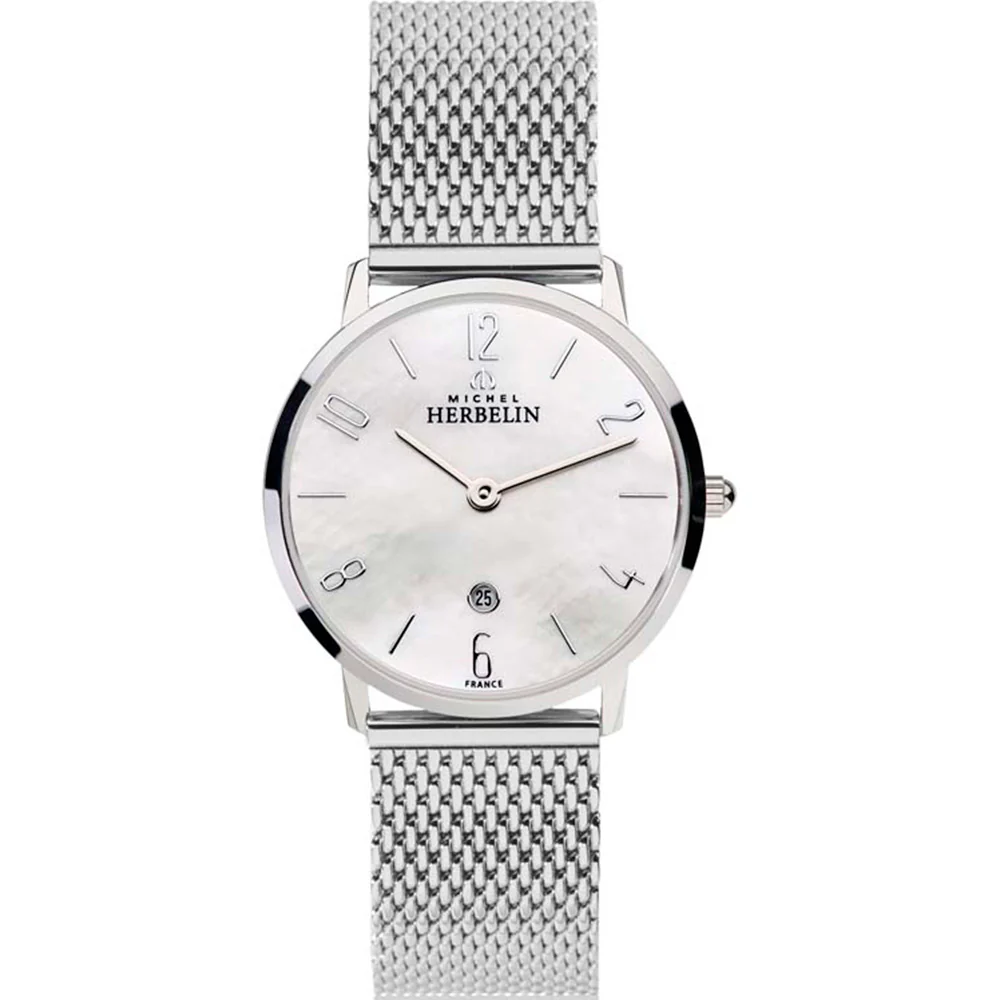 Michel Herbelin City 16915/29B Womens Silver Watch