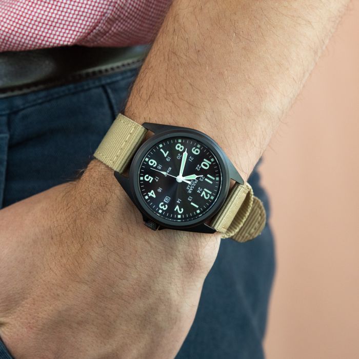 Pulsar PX3225X Solar Camel Strap Mens Watch - Image 2