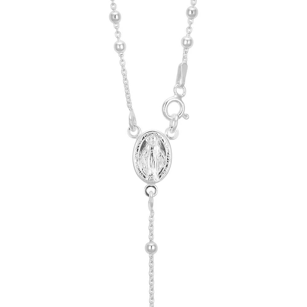 Rosary Bead 45cm Chain with Cross - Image 3