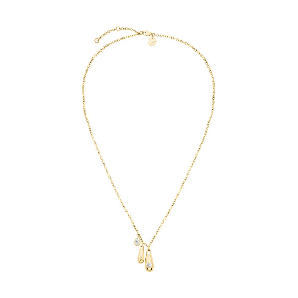 Rosefield Bold Solitary Charms Gold Necklace