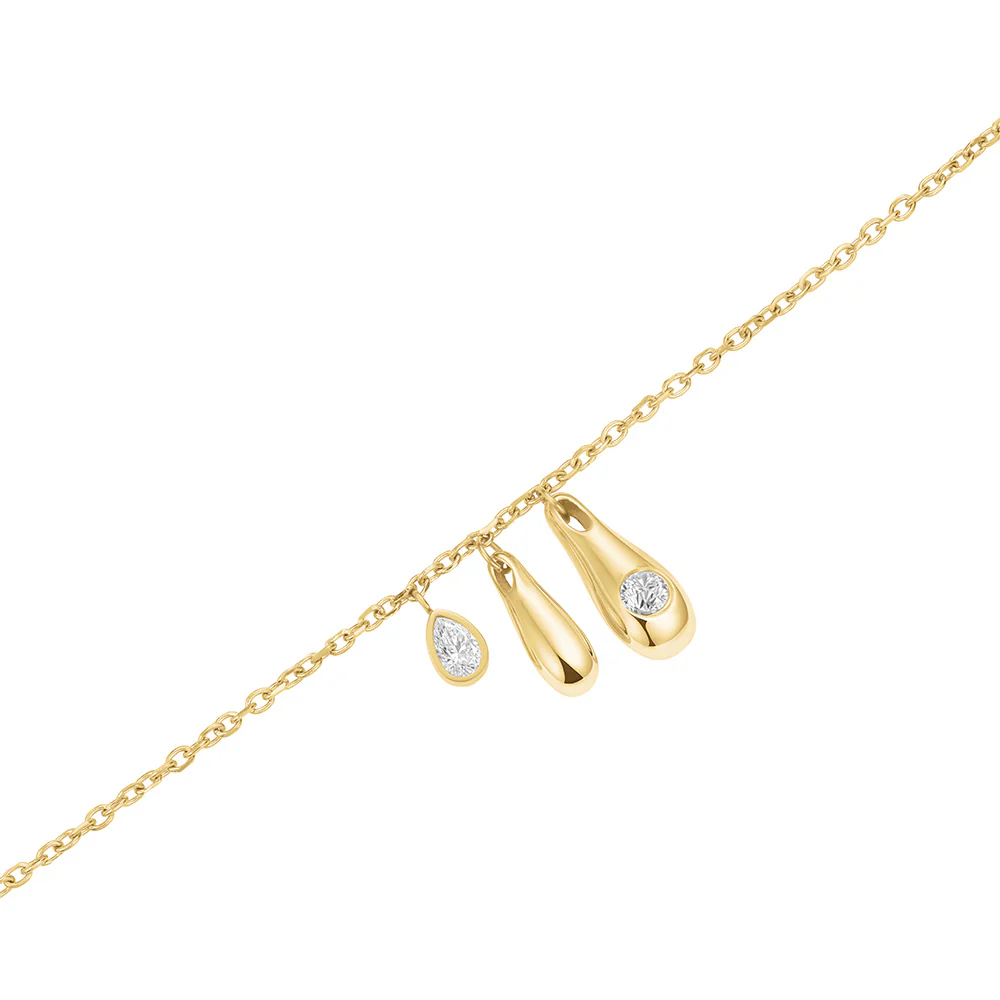 Rosefield Bold Solitary Charms Gold Necklace - Image 3