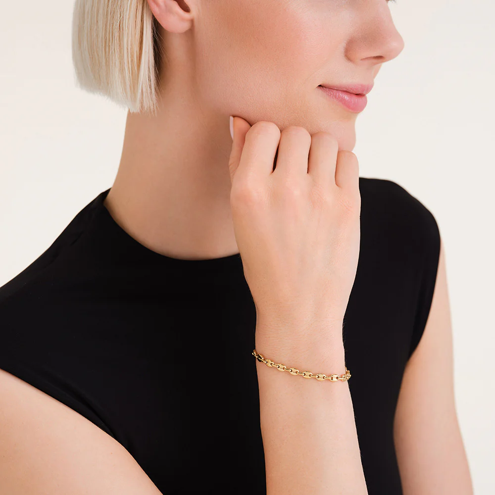 Rosefield Coffee Bean Small Chain Bracelet - Image 4