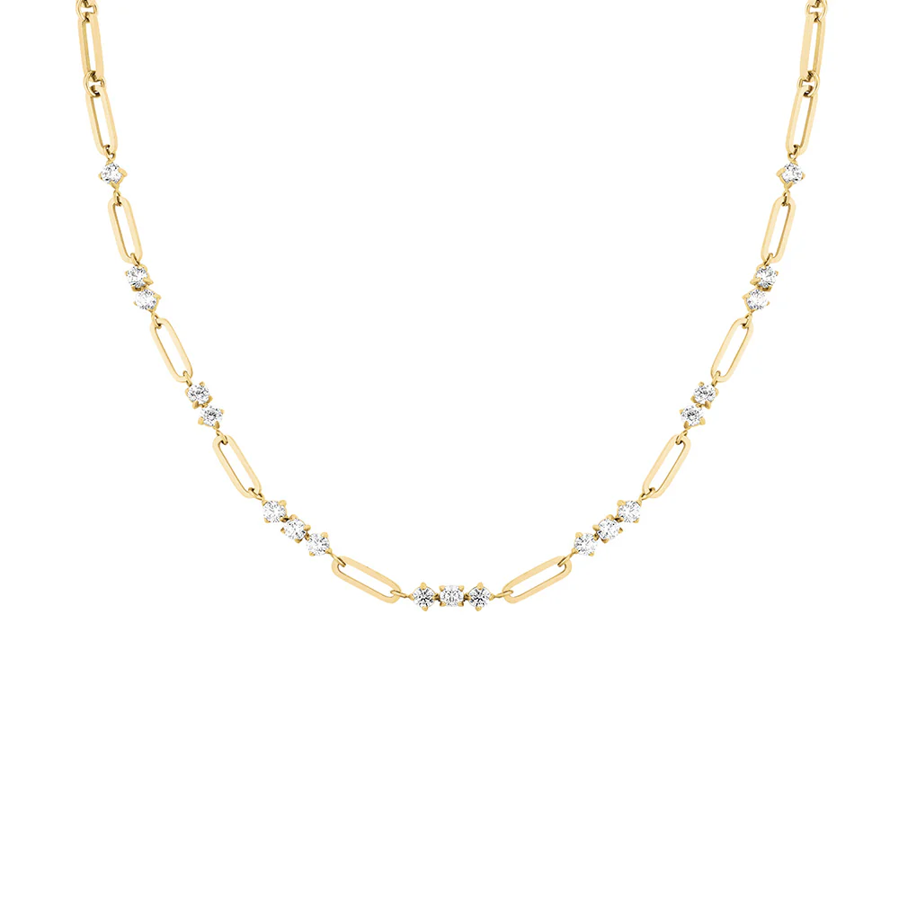 Rosefield Graduated Crystal Necklace