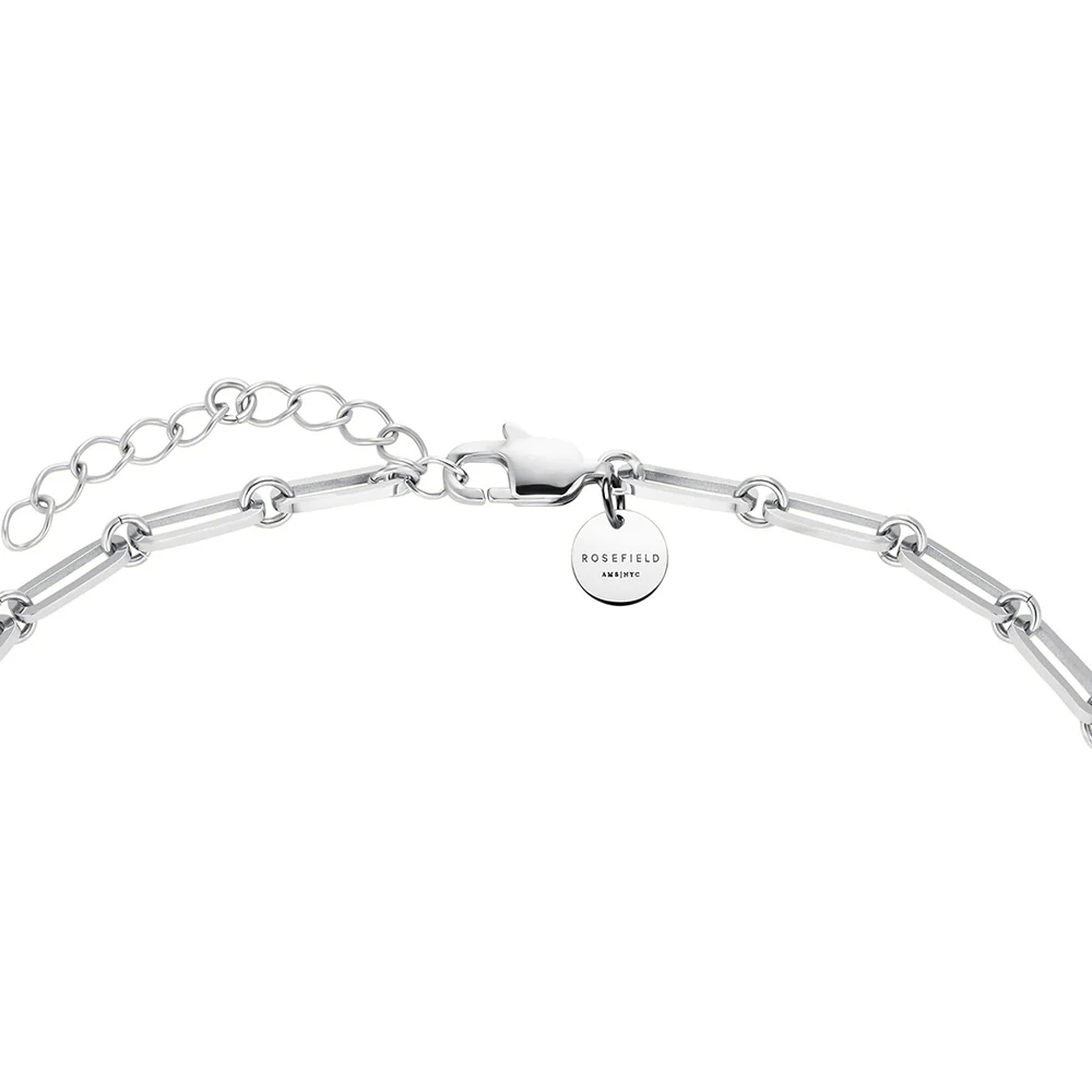 Rosefield Graduated Crystal Silver Necklace - Image 3