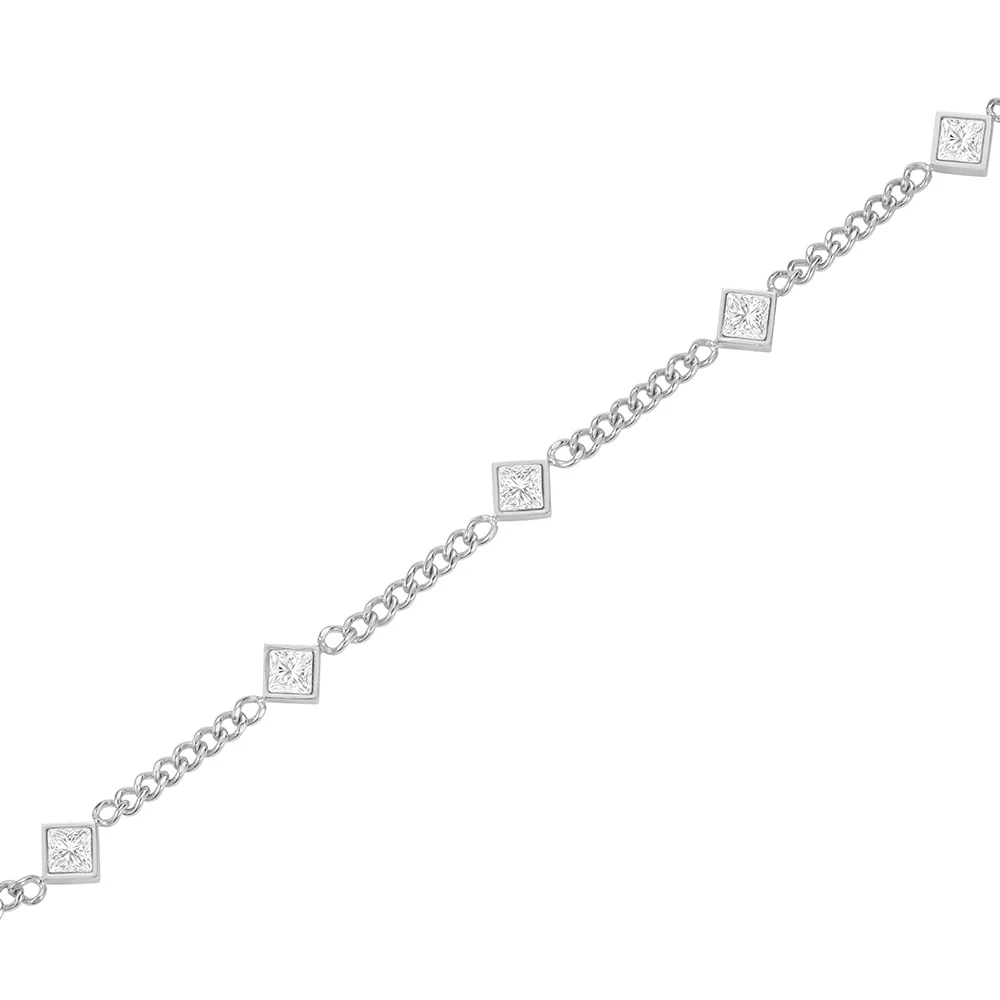 Rosefield Silver Playful Crystals Princess Bracelet - Image 2