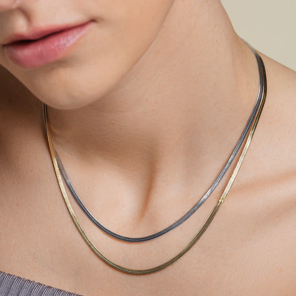Rosefield Snake Necklace Duotone - Image 4