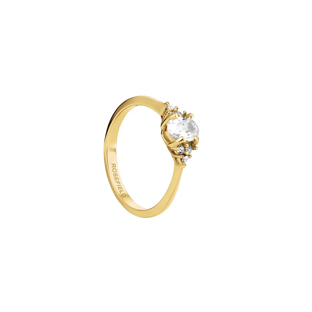 Rosefield Vintage Oval Zirconia Ring