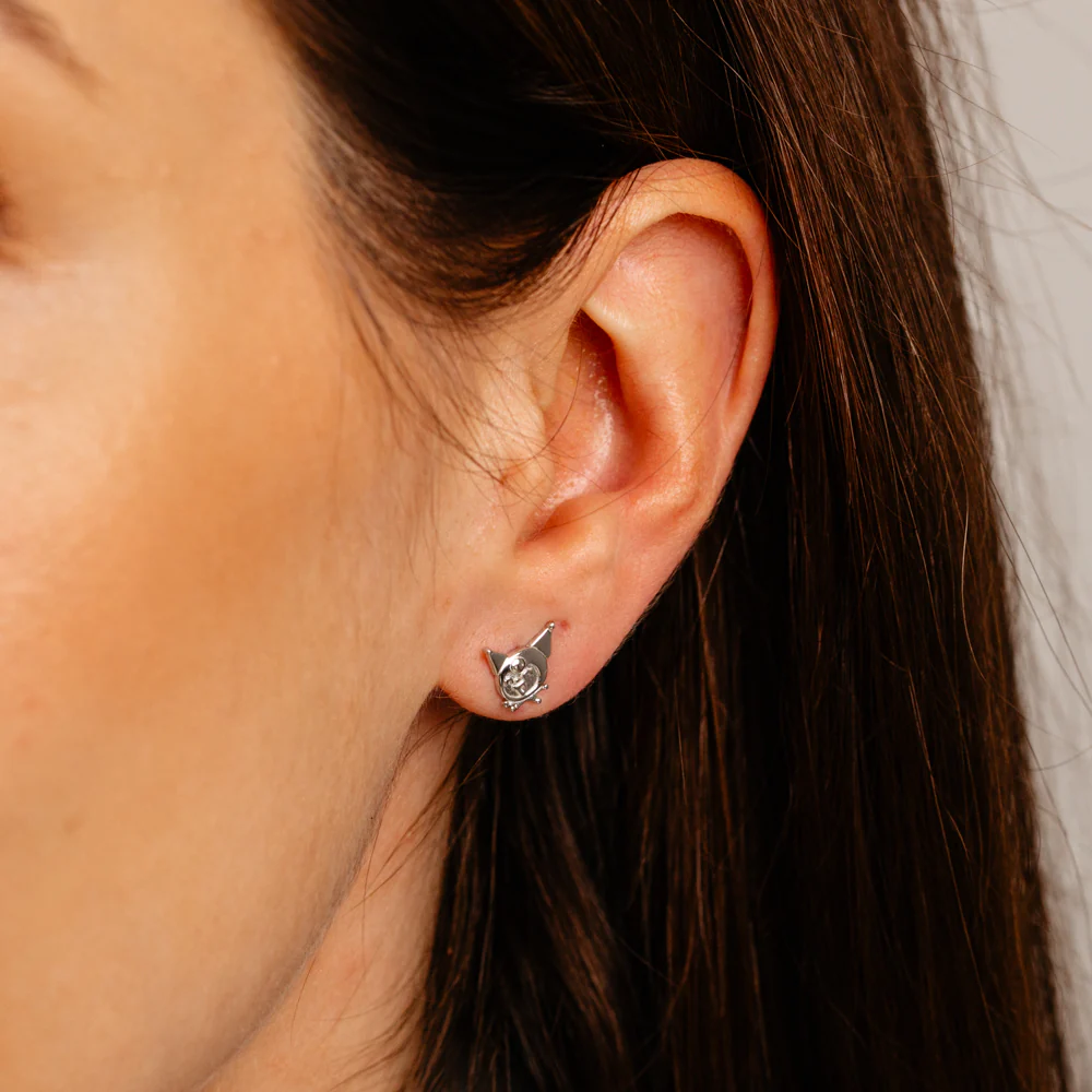 Sanrio Kuromi Sterling Silver Stud Earrings - Image 2