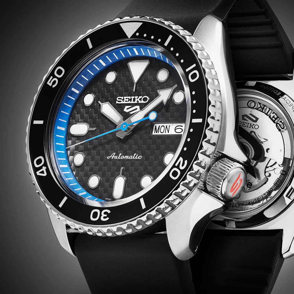 Seiko 5 Sports SRPJ05K Supercars Special Edition Podium Model - Image 4
