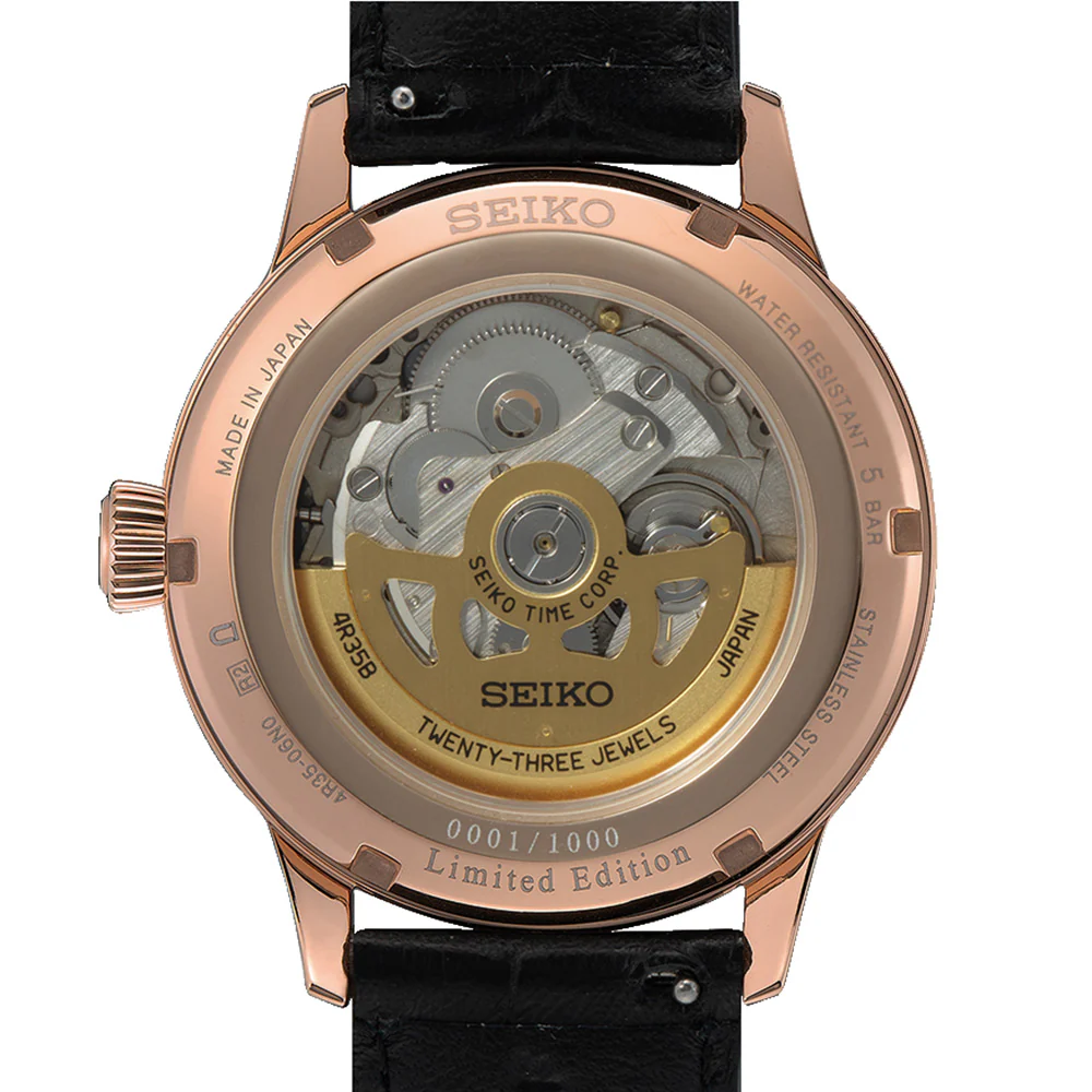 Seiko Presage Cocktail Time SRPL20J Australasian Lark II Limited Edition "Ichigo Ichie" - Image 2