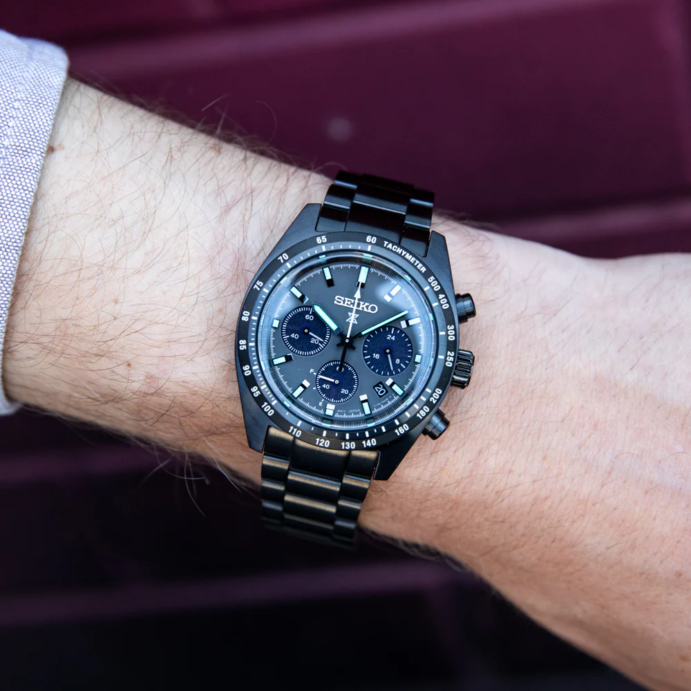 Seiko Prospex SSC917P PROSPEX Black Series Speedtimer Watch - Image 2
