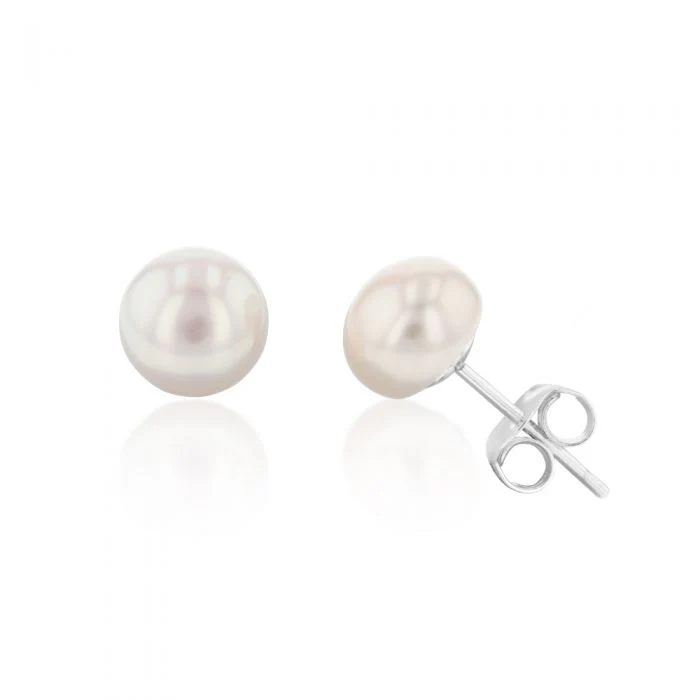 Set of 3 Freshwater Pearl Studs - Image 6