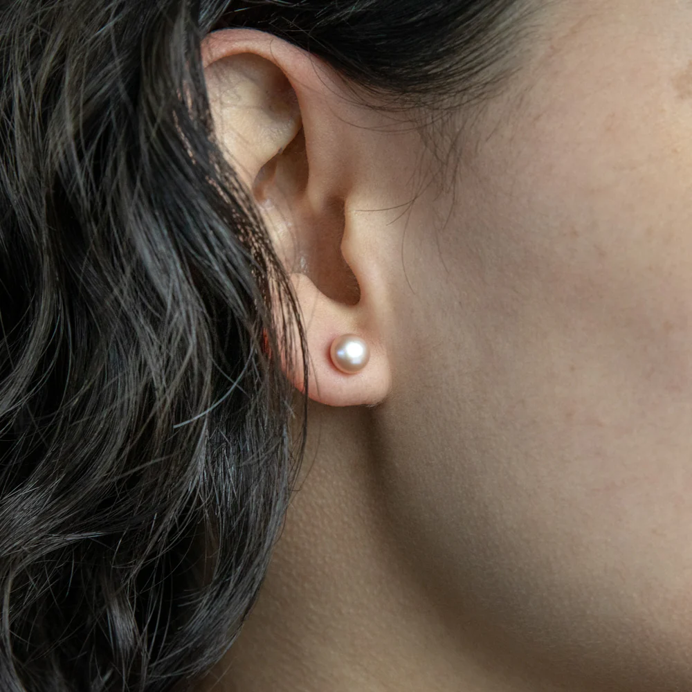 Set of 3 Freshwater Pearl Studs - Image 7
