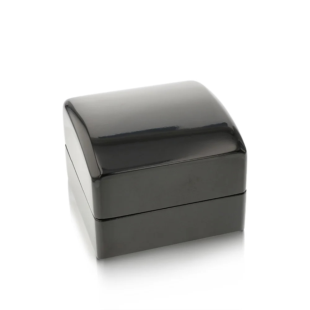 Shiels High-Gloss Black Wooden Ring Box - Image 2