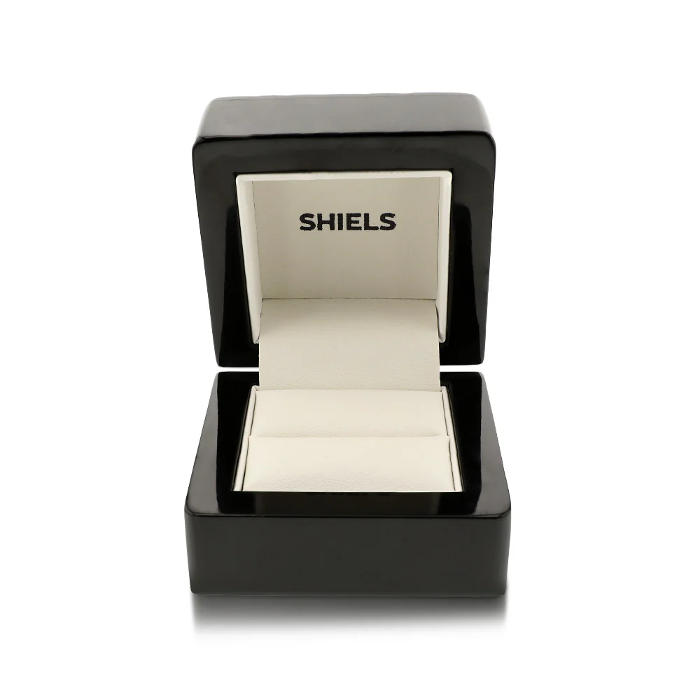 Shiels High-Gloss Black Wooden Ring Box - Image 3