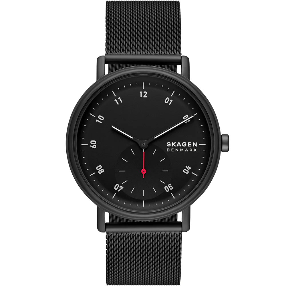 Skagen Kuppel SKW6892 Midnight Black Mesh Stainless Steel Mens Watch