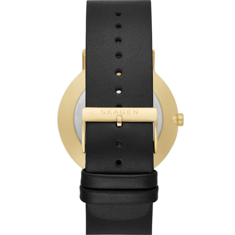 Skagen SKW6896 Kuppel Black Leather Mens Watch - Image 3