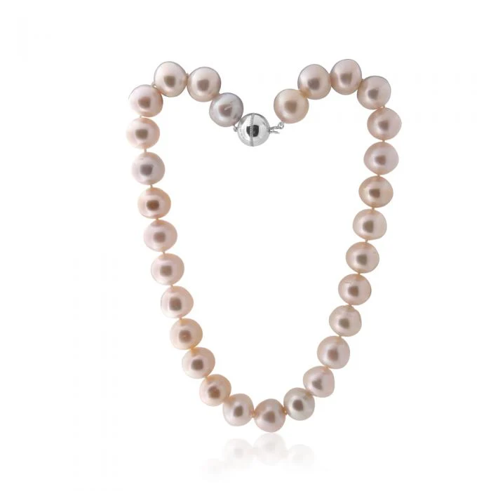 South Sea 14-16mm Pearl Strand with 14ct White Gold 0.18ct Diamond Set Clasp