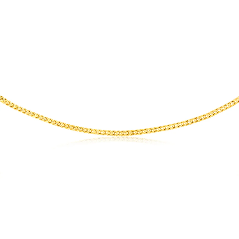 Stainless-Steel Gold-Plated Wheat 60cm Chain - Image 2