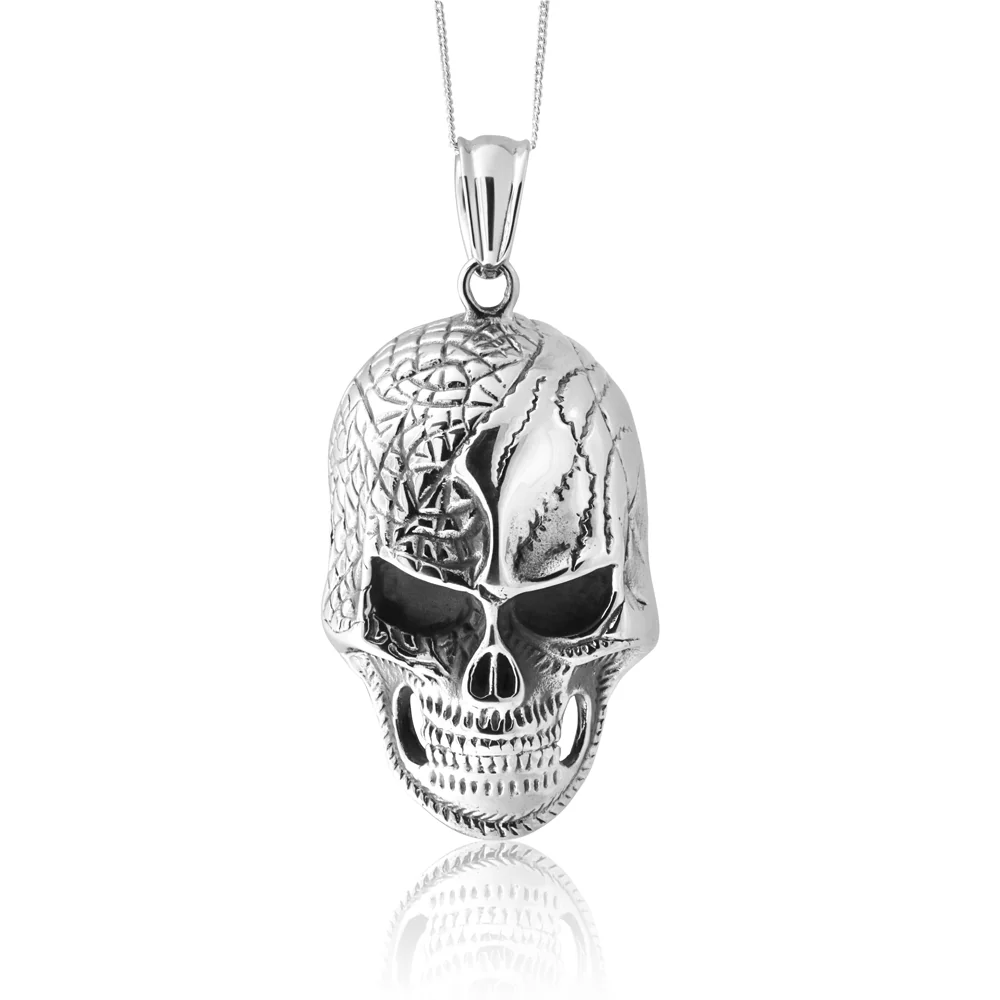 Stainless Steel Large Skull Pendant