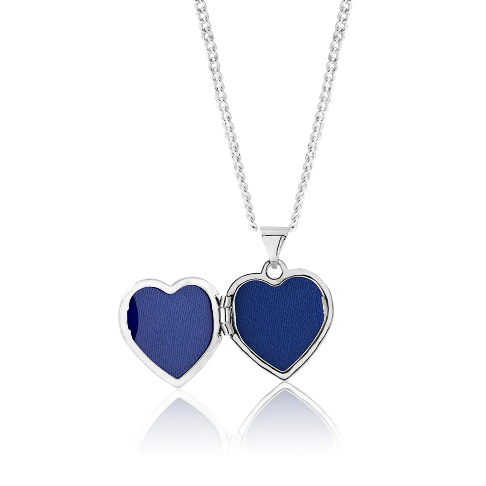 Sterling Silver 15mm Zirconia Fairy Wishes Heart Locket - Image 3