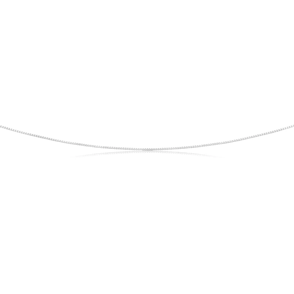 Sterling Silver 45cm 70 Gauge Box Chain - Image 2