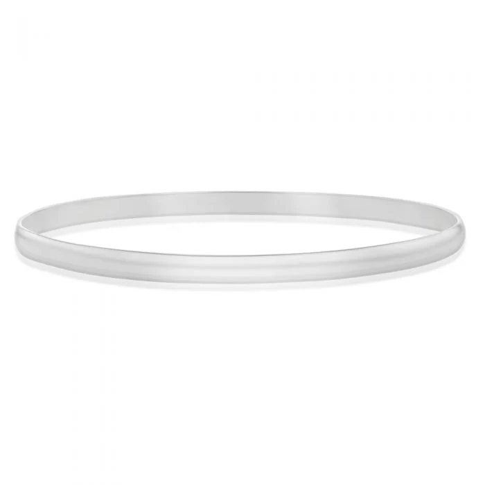 Sterling Silver 4mm Half Round 65mm BA
