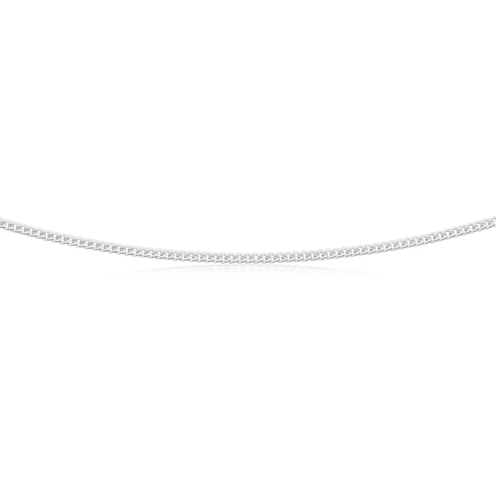 Sterling Silver 60 Gauge Curb Dicut 70cm Chain - Image 2