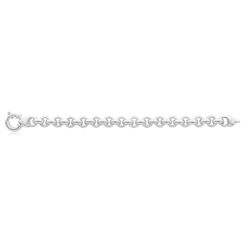 Sterling Silver Belcher Boltring 20cm Bracelet - Image 2