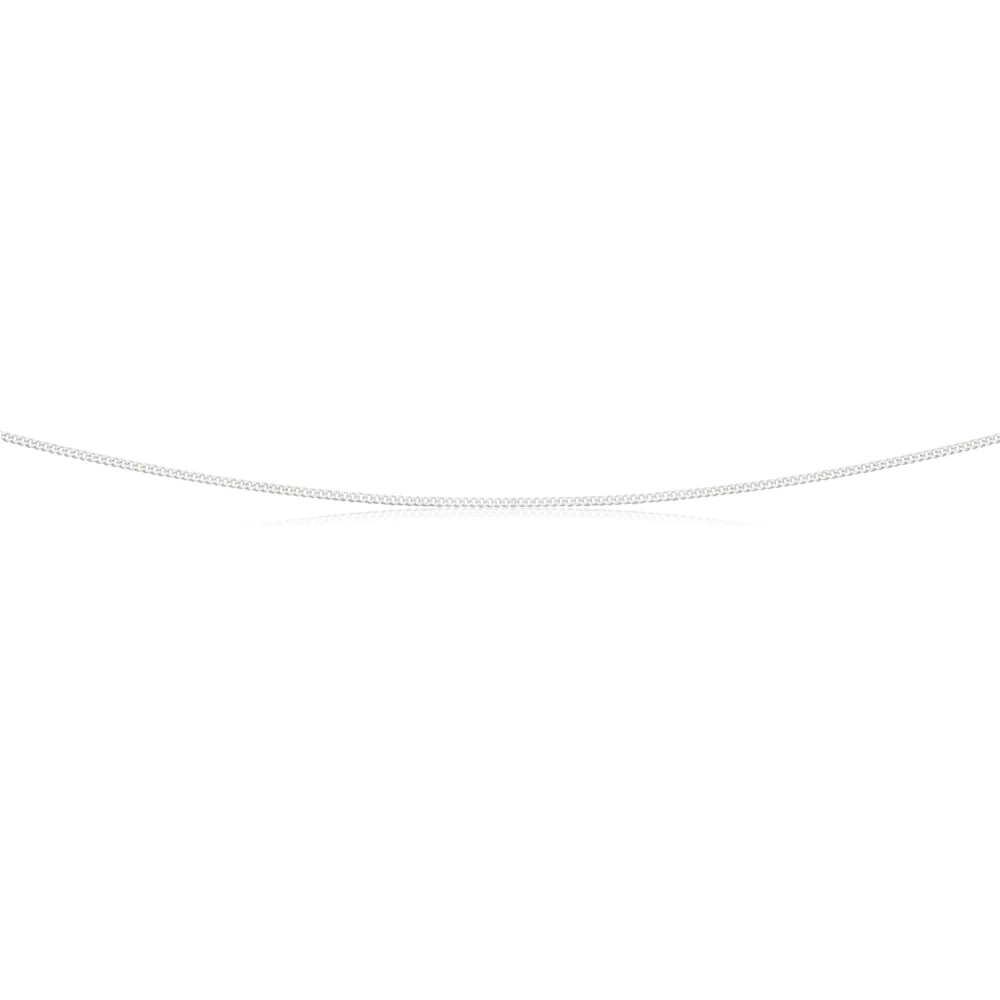 Sterling Silver Curb Chain 30 gauge 45cm - Image 2