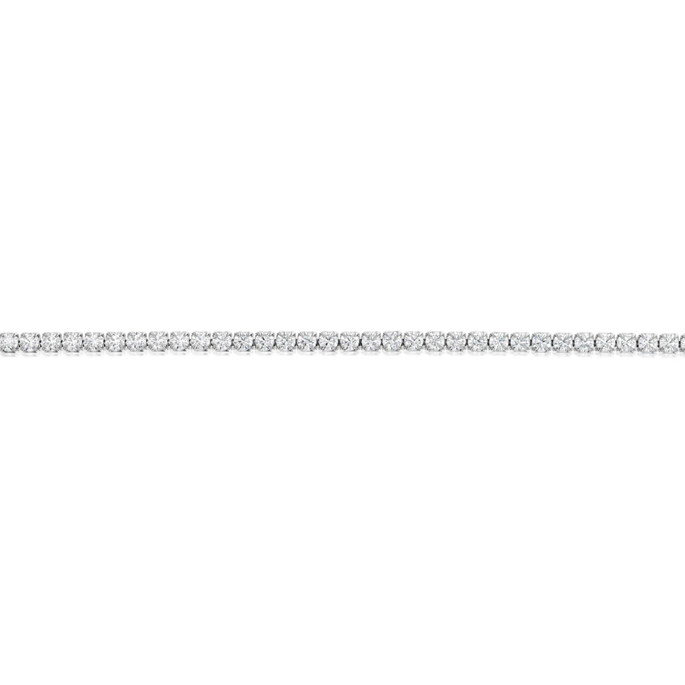 Sterling Silver CZ Tennis Bracelet - Image 3