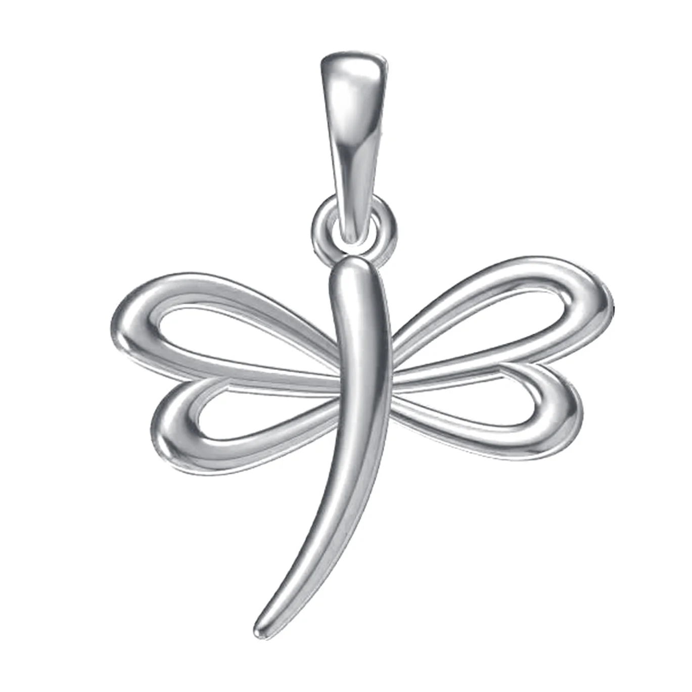 Sterling Silver Dragonfly Pendant